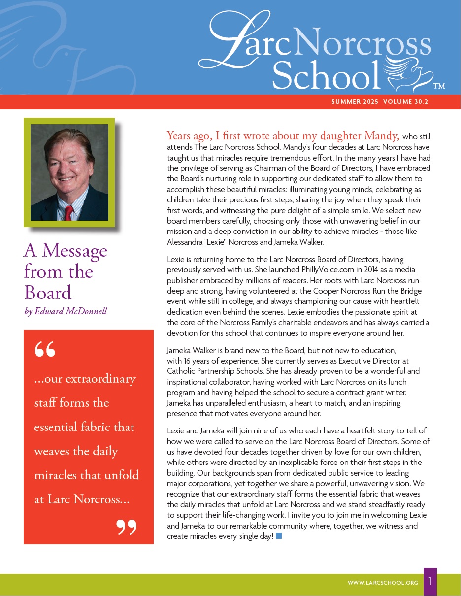 The Larc Norcross School Newsletter Winter 2024